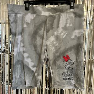 Minnie Mouse Grey workout biker shorts. 1xl/2xl